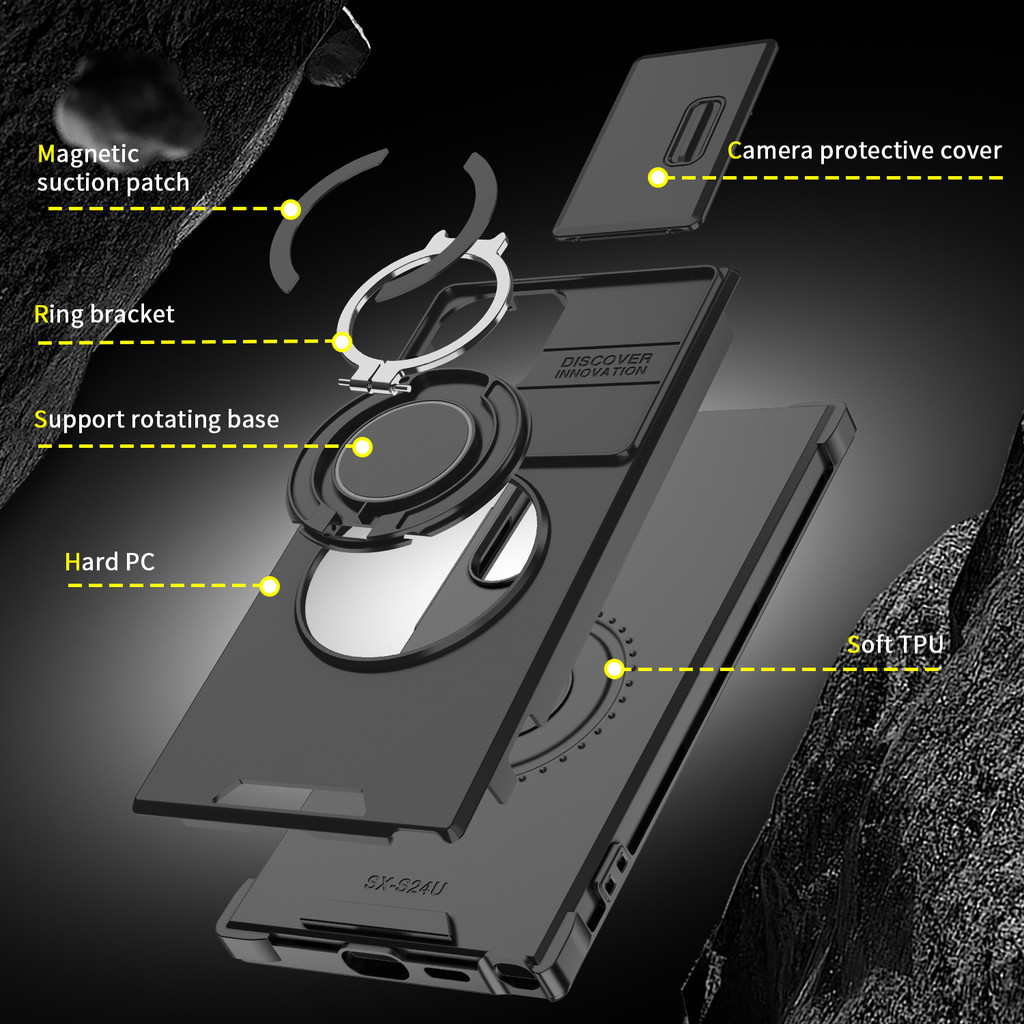 Ốp Lưng PC Cứng + TPU Chống Sốc Cho Samsung Galaxy S25 FE 5G A17 S24 S23 Ultra S22 S21 Plus A56 A36 A55 A35 A16 A15 Ốp Lưng | BigBuy360 - bigbuy360.vn