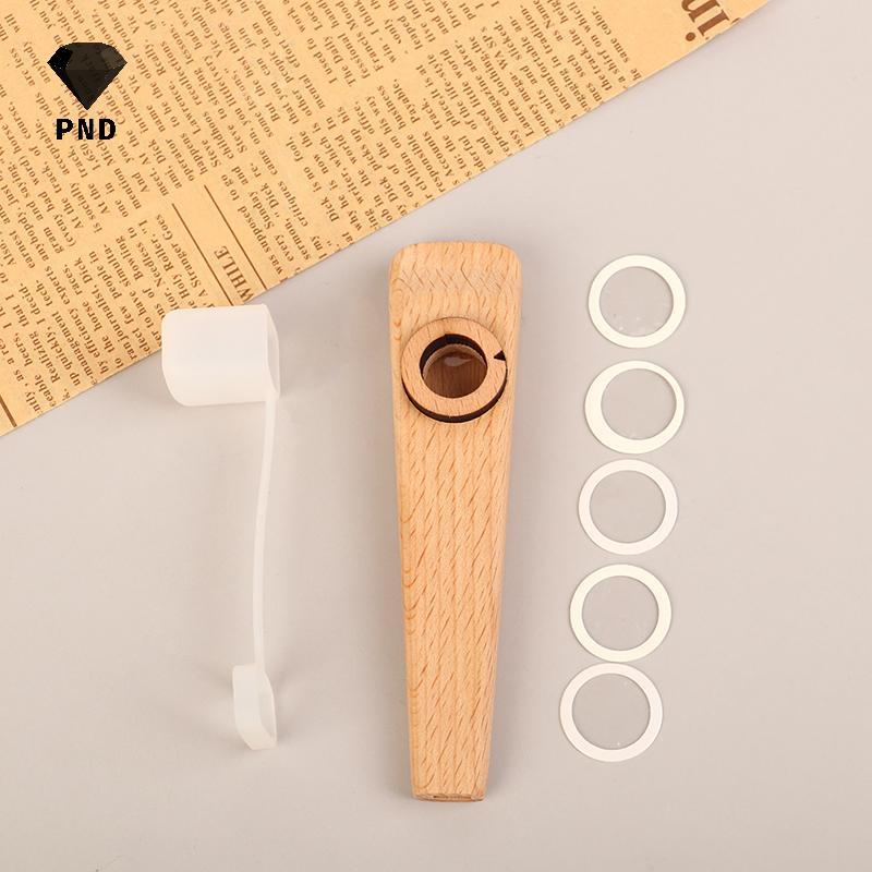 PND 1 Gỗ Kazoo Kazoo Sáo Gỗ Apaniment Người Mới Bắt Đầu Sáo Đơn Giản Dễ Học Và Chơi Nhạc Cụ raoog