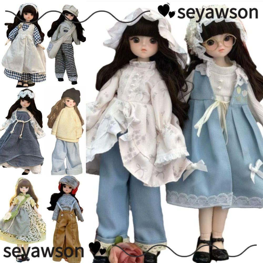 Quần áo búp bê SEYAWSON BJD, Búp bê 1 / 6 BJD 30cm Thay thế phụ kiện BJD, Thời trang DIY Handmade 30