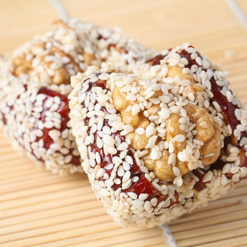 Mè Dates với quả óc chó 500g Túi Tân Cương Hetian Red Dates với quả óc chó khô Trái cây Sandwich Dat