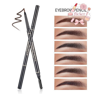 🎨Bút kẻ mày & kẻ mắt chống nước 2 trong 1 Tự động lâu trôi với bàn chải Lựa