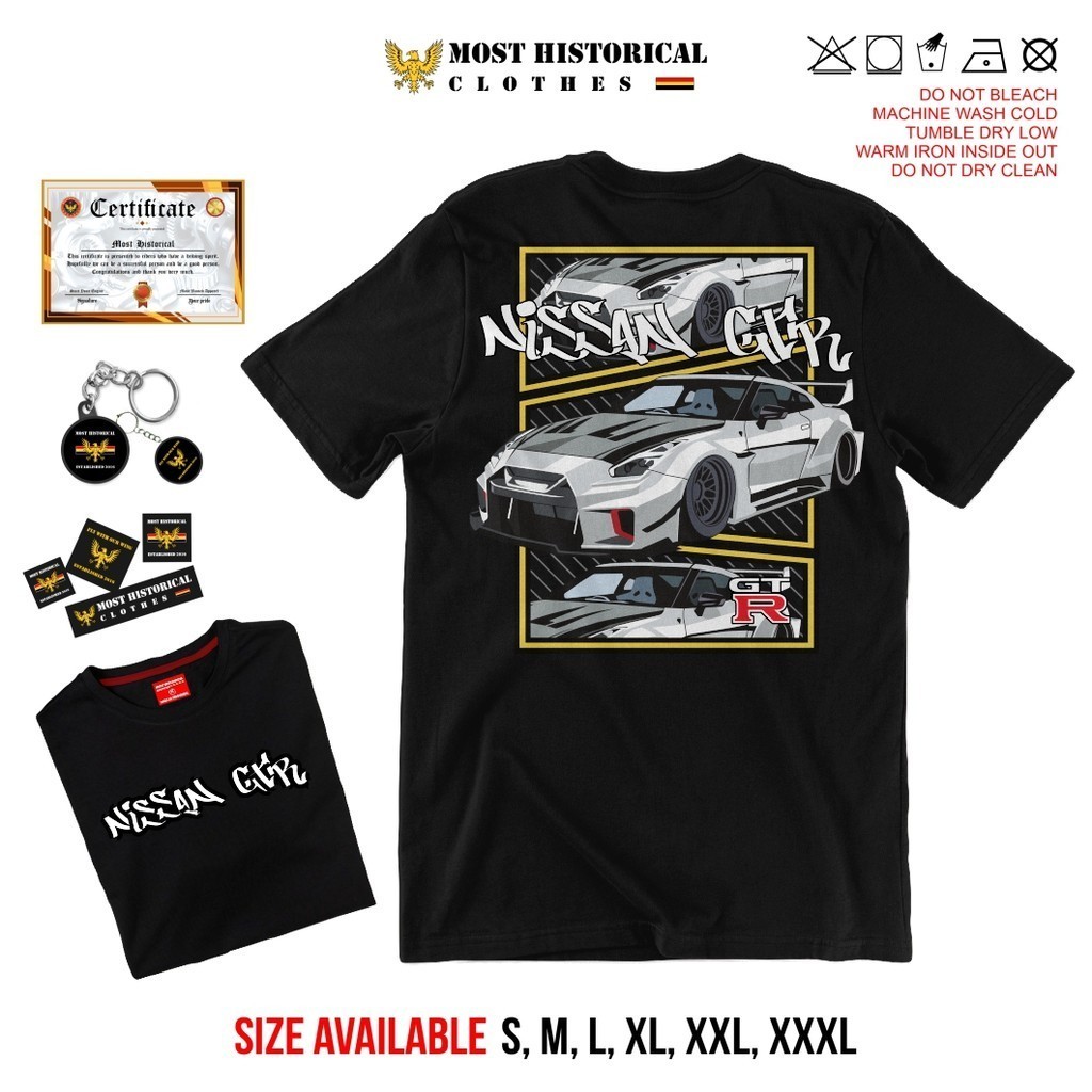 Áo thun ô tô Nissan Gtr Jersey