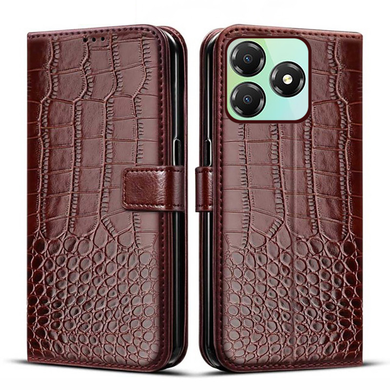 Dành Cho ZTE Blade Nubia A36 Ốp Lưng Ví Đựng Thẻ Đứng Từ Tính Lật Bao Da Dành Cho ZTE Nubia Blade A3