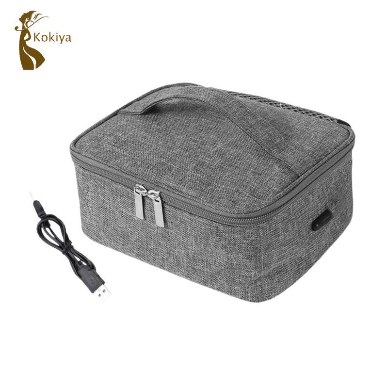Máy hâm nóng thực phẩm lò nướng di động USB có tay cầm Vải Oxford Bữa trưa sưởi ấm tiện lợi
