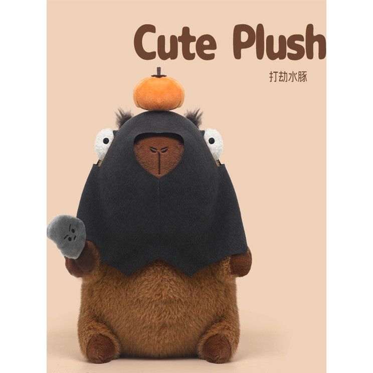 gấu bông capybara gấu bông capybara màu hồng Ngộ nghĩnh Kapi Búp Bê Barla Cướp Dao Búp Bê Capybara B