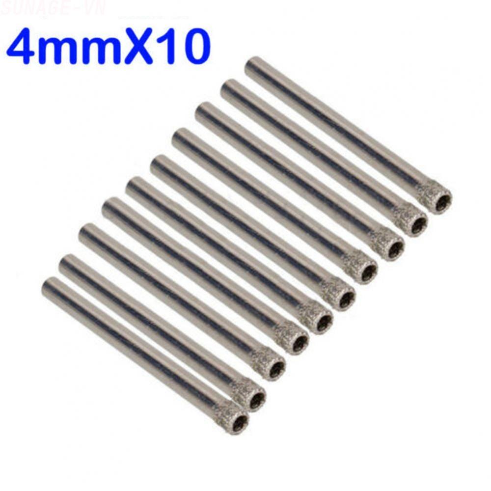 【SUNAGE】Drill Bits Set Ceramics Hole Saw Punch 4mm Cutter Tool Efficient Glass【HOT Fashion】