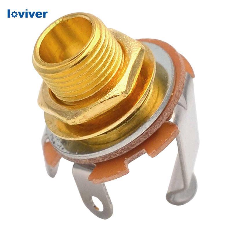 1 / 4 inch Mono Guitar Đầu Vào Jack, 1 / 4 inch Nữ Guitar Đầu Vào Jack Cho Đàn Guitar