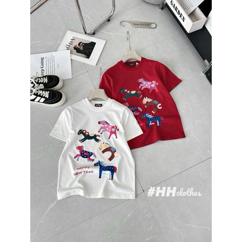 áo phông ngựa xinh xắn phom vừa BYJOLIE