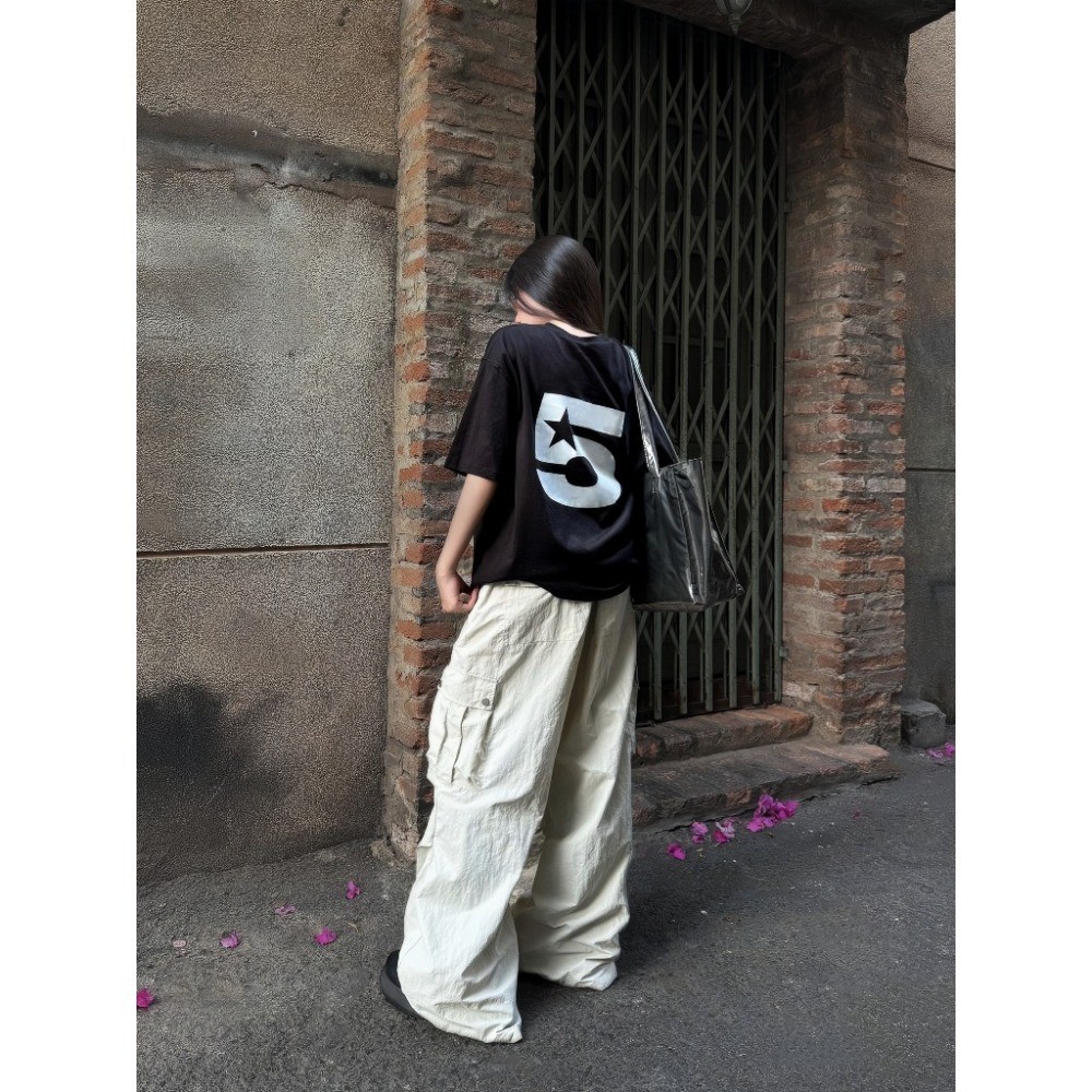 [HOT] Áo thun uniisex "" 5star"" , Áophông nam nữ cotton 250gsm cao cấp