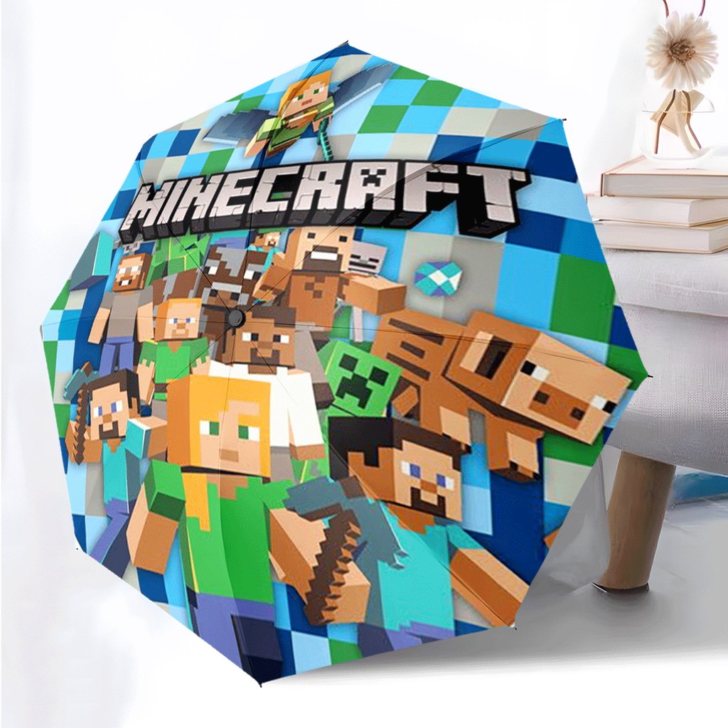 Ô chống tia cực tím mở tự động, thiết kế Minecraft, chống nắng ngoài trời