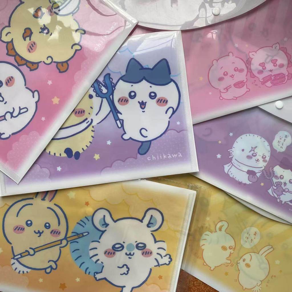 đựng tài liệu túi đựng tài liệu Túi giấy tờ Jika Wah Chiikawa túi giấy tờ EIKON Nhật Bản A4 túi giấy