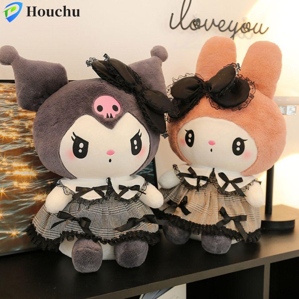 HOUCHU Kuromi Plushie Đồ Chơi, Phim Hoạt Hình Mềm My Melody Gối Sang Trọng, Búp Bê Đầy Dễ Thương Got