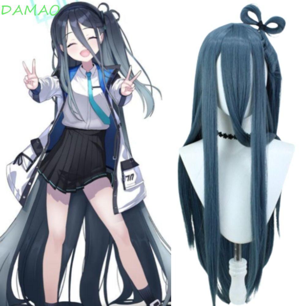 DAMAO Tendou Arisu Cosplay Tóc Giả, Anime Tổng Hợp Trò Chơi Tóc Xanh Lưu Trữ Cosplay, Hoạt Hình Chịu