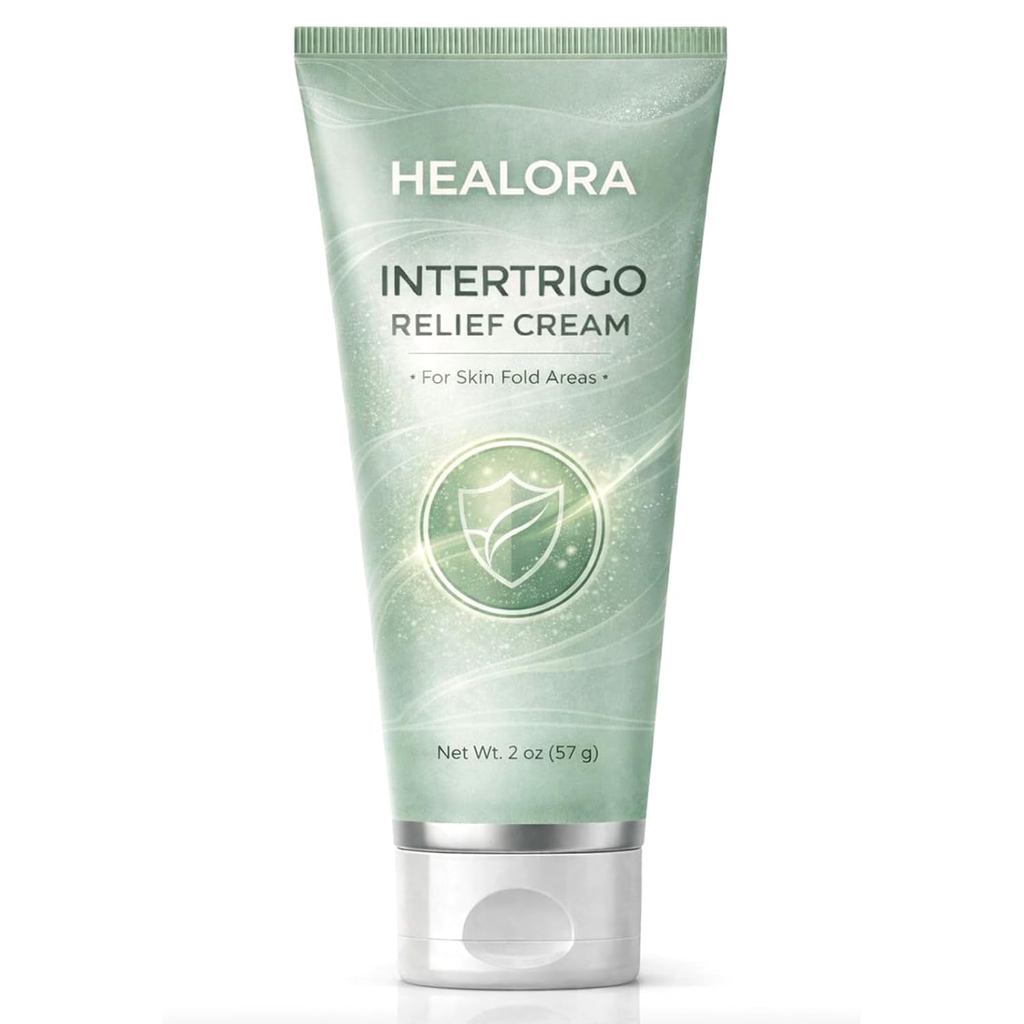 Healora Intertrigo Cream – Skin Fold Care & Chafing port Cream With Zinc Oxide & Undecylenic Acid – 