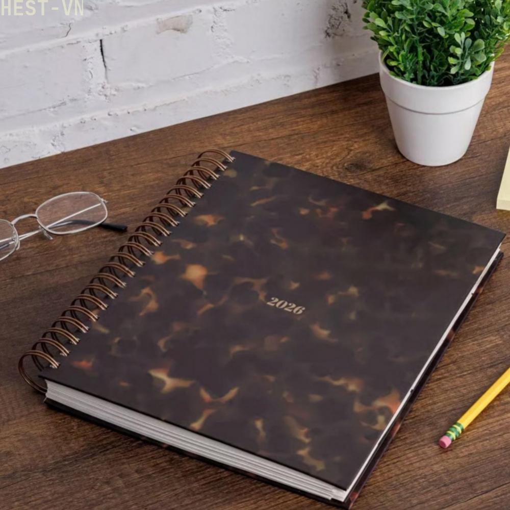 2026 Monthly Weekly Planner Hardcover 15-Month Span 8.5 x 11 Inch Paper Material