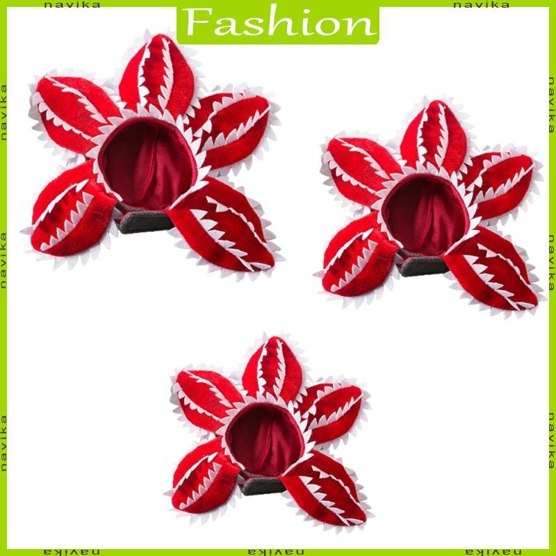 Funny Cat Hat Scary Flower Shaped Costume Birthday Pet Accessories Supplies