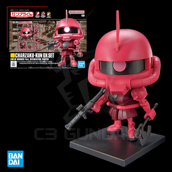 BANDAI 1/1 Charzaku-Kun DX Set ( WITH RUNNER VER RECREATION PARTS)  C3 Gundam & TCG