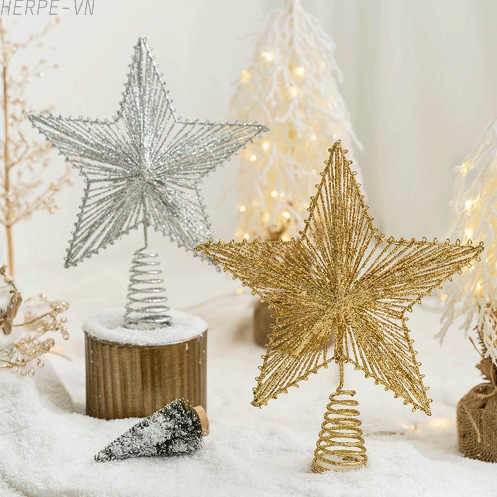 [HERPEVN]Christmas Tree Top Easy To Install For Christmas Trees Holiday Tree Decoration[Ready stock]