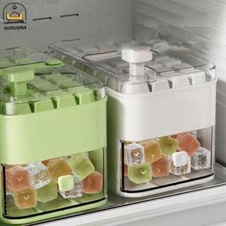 Máy làm đá GUOUQNA 28 / 56-Cube có thể ép dễ dàng - Hai lớp, Bấm thiết kế di động, Lưu trữ đá gia dụng
