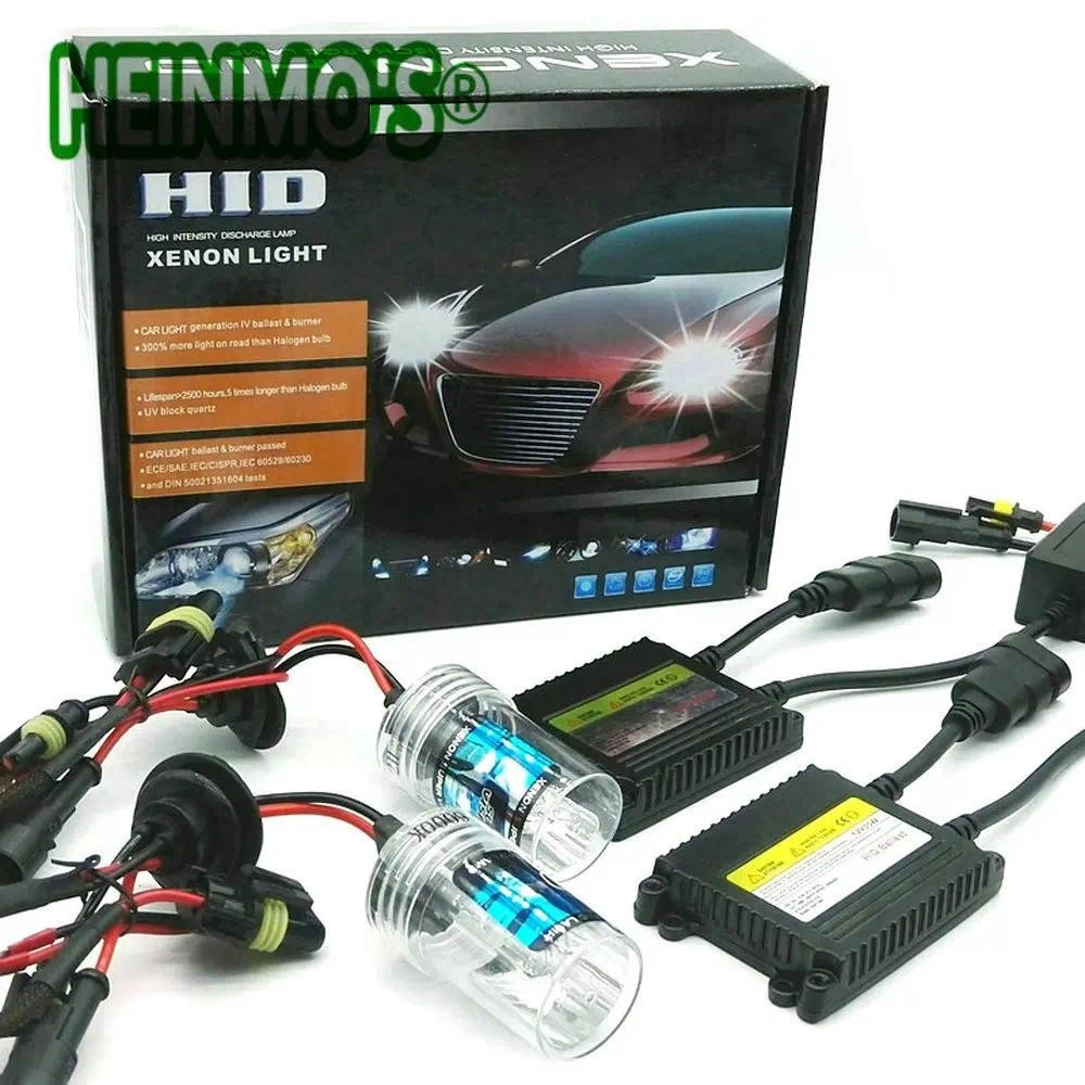 55W Xenon HID H1 Bộ Đèn Pha Xenon H7 HID H11 H3 H8 H9 Đèn Ô Tô Cao Thấp H4 HID Xenon Bóng Đèn 4300K 
