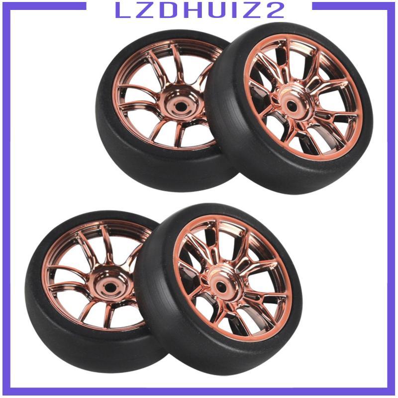 4 RC Drift Lốp Cho 1: 18 RC Điện Drift Xe Tải Phụ Kiện Dự Phòng