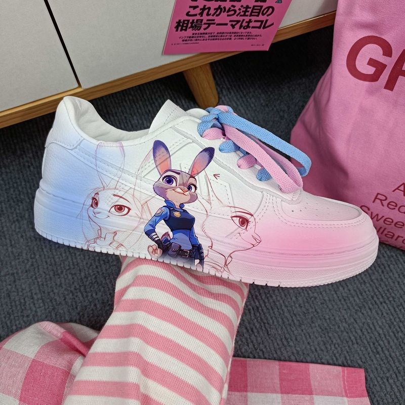 Warrior Genuine 2026 New Judy Hopps Couple Shoes Limited Edition Zootopia High-Value Anime Modified 