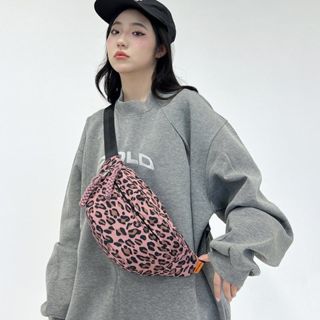 Túi Messenger Nữ 2025 Phiên Bản Hàn Quốc Phong Cách Mới Dung Tích Lớn Da Báo In Ngực Túi Thể Thao Thời Trang Phù Hợp Với Giải Trí Học Sinh Túi Thắt Lưng