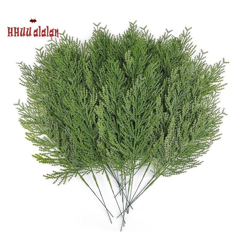 40 Cái Nhân Tạo Cedar Sprigs Giả Cedar Nhánh Cedar Cypress Thân Cây Thông Chọn Xanh