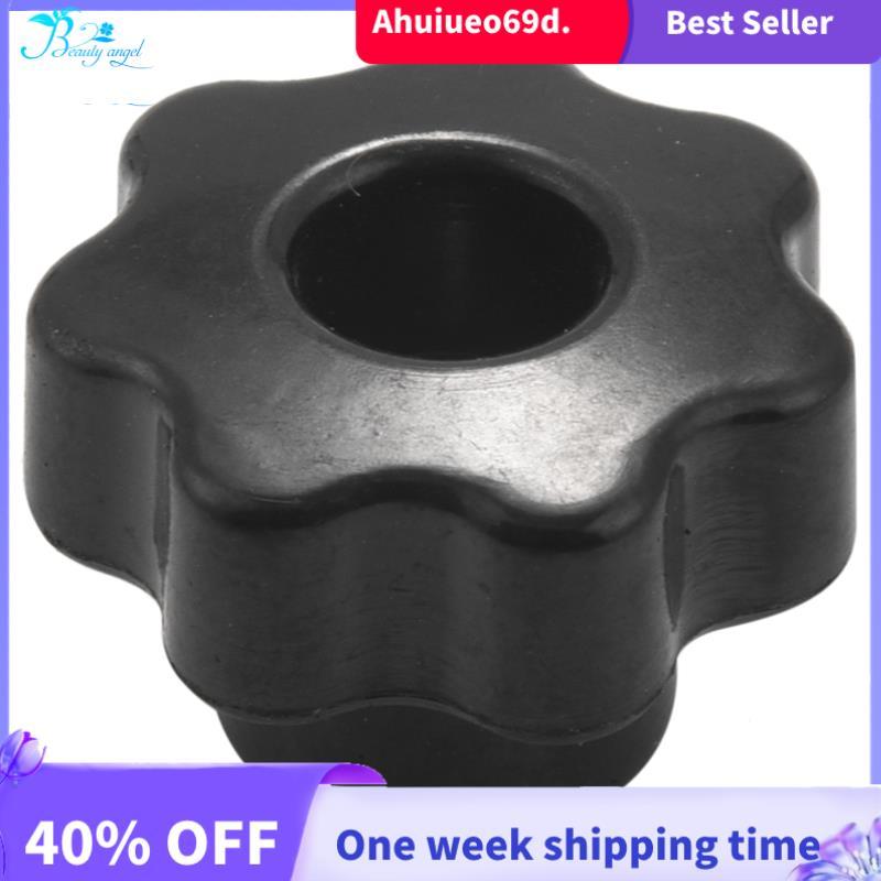 10 Chiếc M6 Bên Trong Ren Núm Vít Nhựa Ngôi Sao Đầu Kẹp Núm Đen M6 x 25