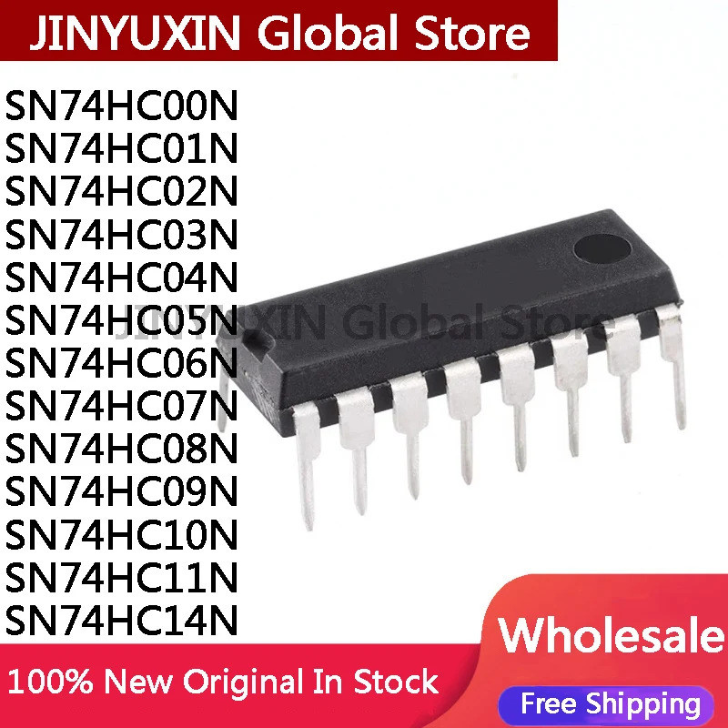 5 CHIẾC SN74HC00N SN74HC01N SN74HC02N SN74HC03N SN74HC04N 74HC05N 74HC06N 74HC07N 74HC08N 74HC09N 74