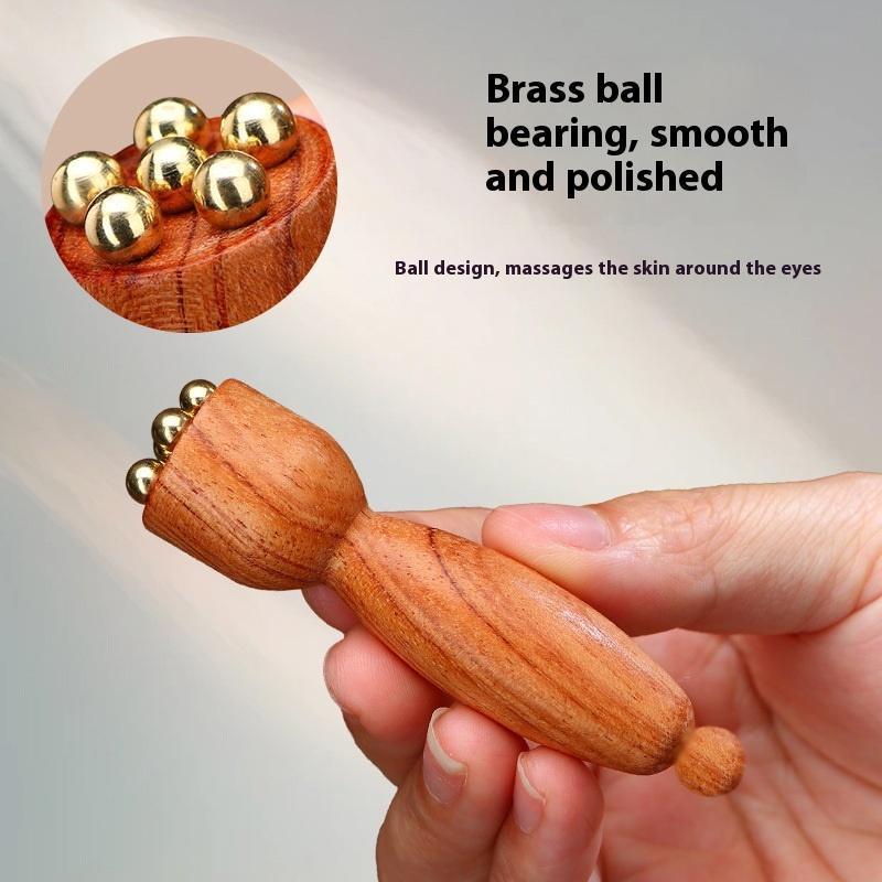 [BDM] Massage mắt bằng đồng thau Sti Facial Gua Sha Tool Dụng cụ cầm tay để thư giãn mắt và massage 