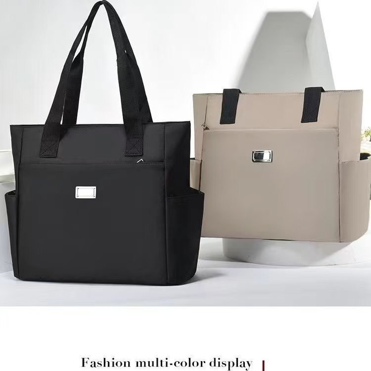 túi tote túi tote đi học Phong Cách Mới Oxford Túi Vải Canvas Tote Túi Dung Tích Lớn Cảm Giác Cao Cấp Làm Việc Đi Lại Túi Đeo Vai Di Động