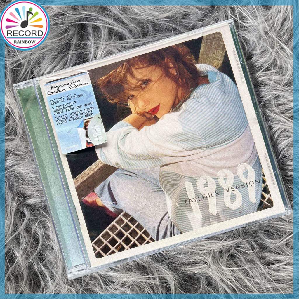 Original Taylor Swift 1989 Taylor's Version Aquamarine Green Poster Edition CD Album [Sealed] Brand 