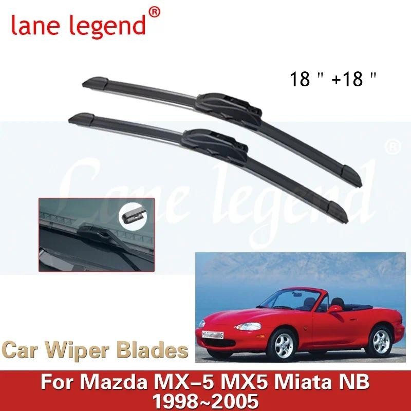 Dành Cho Xe Mazda MX-5 MX5 Miata NB 1998 ~ 2005 Lưỡi Lau Xe Ô Tô Kính Chắn Gió Cửa Sổ Phía Trước Kín