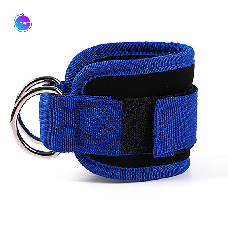 Cutesing Dây Đeo Mắt Cá Chân Có Thể Điều Chỉnh Đôi D-Ring Vòng Đeo Mắt Cá Chân Cho Tập Luyện Glutes 