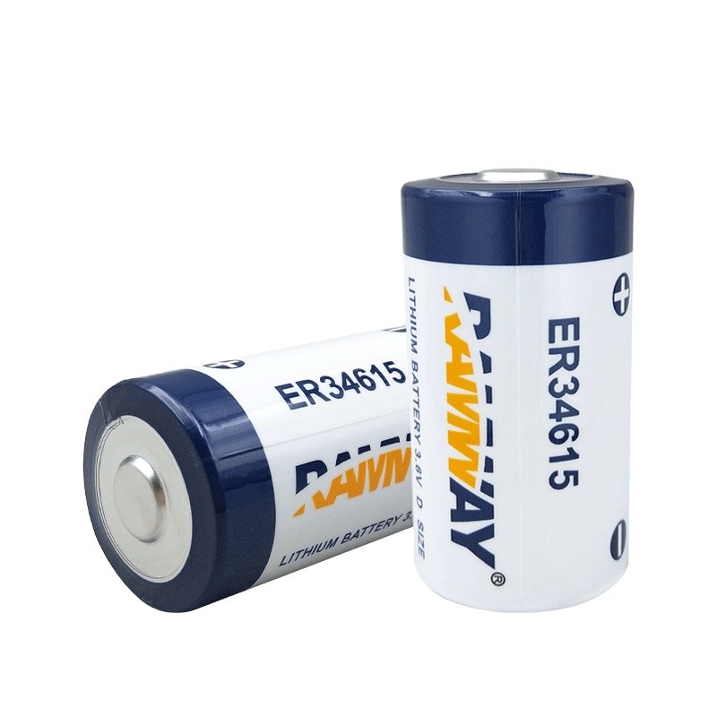 Pin Lithium ER34615 3.6V tùy chỉnh để báo khói PLC Máy CNC Dụng cụ thiết bị IoT