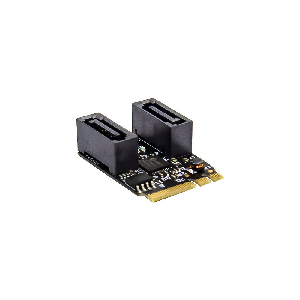 M2 KEY A + E sang SATA3.0 Cổng WIFI mở rộng M.2 sang SATA Thẻ chuyển đổi đĩa cứng JMB582