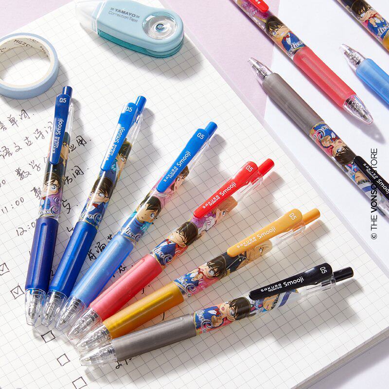 Sakura Sakura Detective Conan Limited Joint Black Refill Press Gel Pen 0.5mm