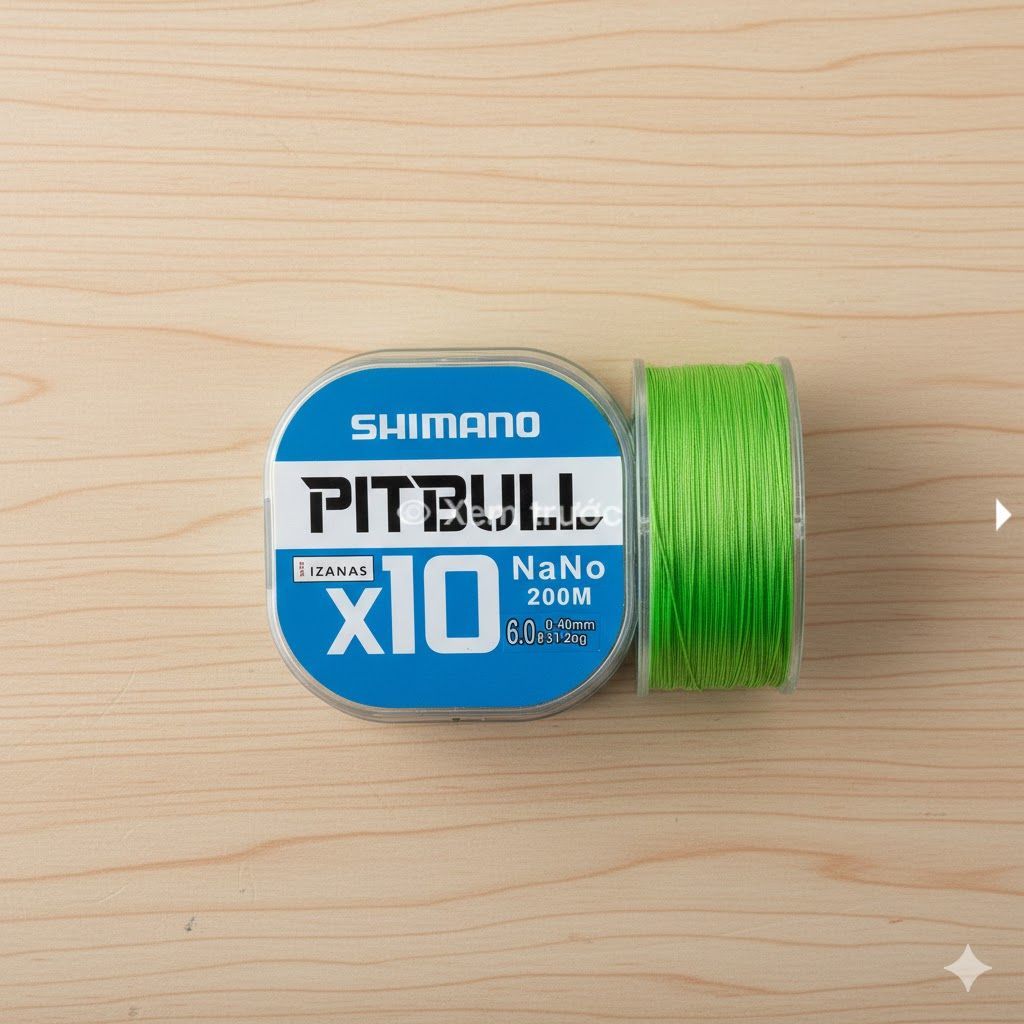 Dây lure Shimano Pitbull X10 Nhật Bản siêu mịn hàng nội địa chính hãng từ taphoamoicauca