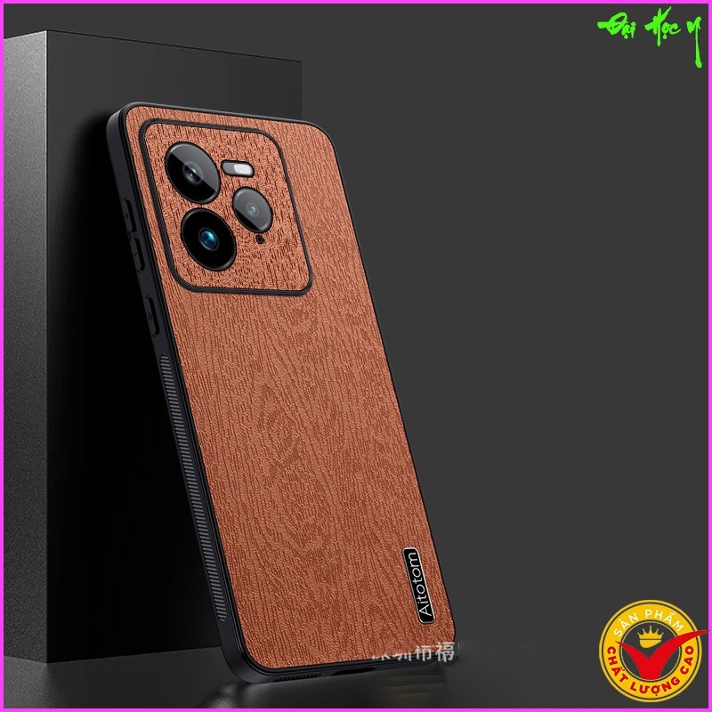 Ốp Lưng vân gỗ Realme GTNeo5/  GT5 Pro/ GT5/ GTNeo5SE ....Chính hãng Aitoton sang trọng
