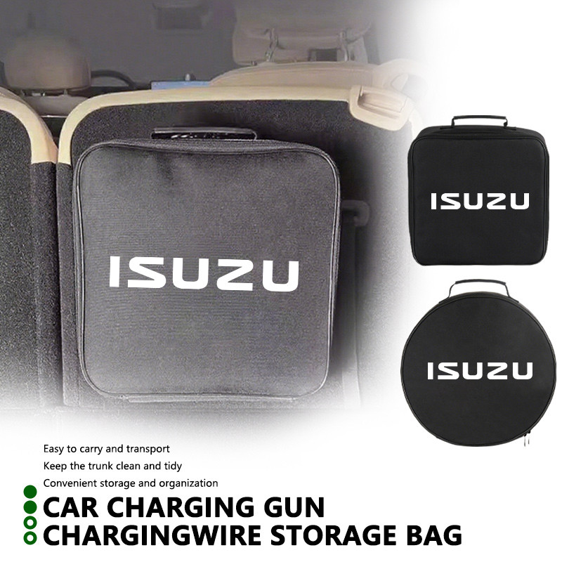 Túi đựng cáp EV Vỏ sạc xe điện Túi đựng cáp sạc EV cho Isuzu D-MAX D MAX Dmax I II WFR VAN NFR ATV T
