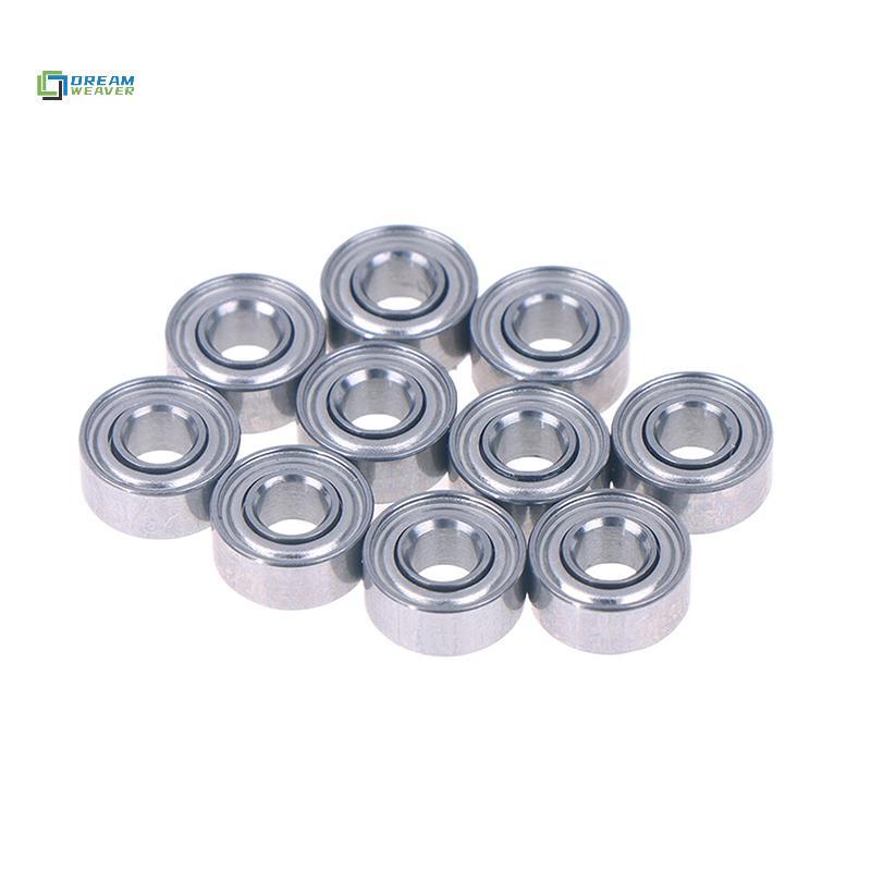 [Dream Weaver] 10 chiếc 683ZZ 3 * 7 * 3 Mm Vòng bi thu nhỏ Thép Chrome 683 ZZ 2Z 683Z Vòng bi Mini r