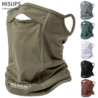 Xe đạp full face Misups với lụa băng thoáng khí, bảo vệ khỏi gió và tia UV, phù hợp cho thể thao ngoài trời
