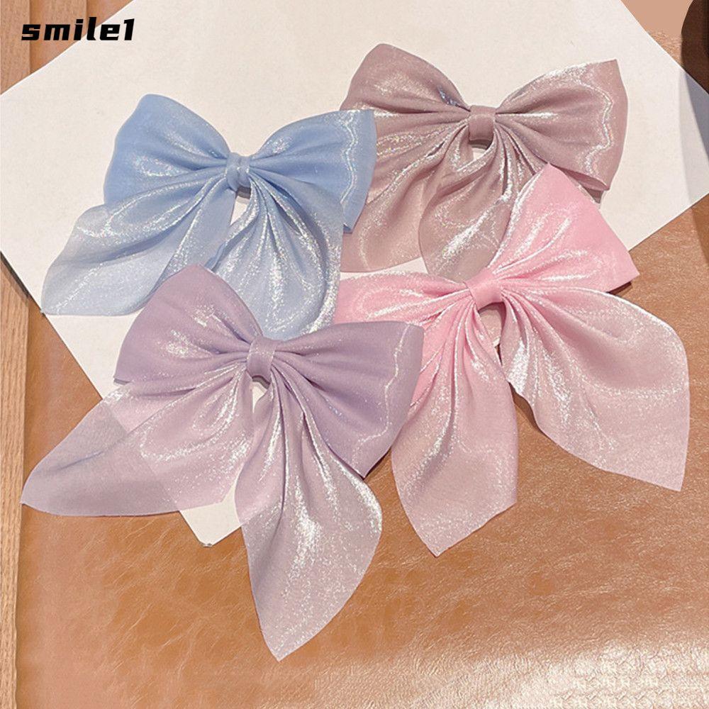 Nơ Nơ Nơ Kẹp Tóc Nữ Đuôi Ngựa Kẹp Tóc Dây Buộc Tóc Satin