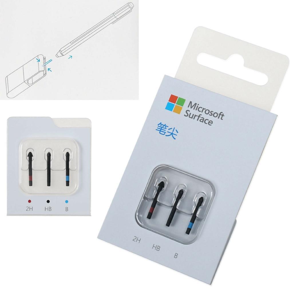 Thay thế Bộ đầu nạp lại (2H HB B) cho Microsoft Surface Pro 4 5 6 7 Go Book Laptop Stylus Touch Pen 
