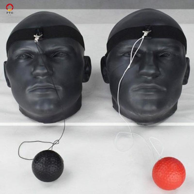 [pto] Boxing Reflex Speed Punch Ball Training Hand Eye Coordination Muay Thai Bài tập [TH]