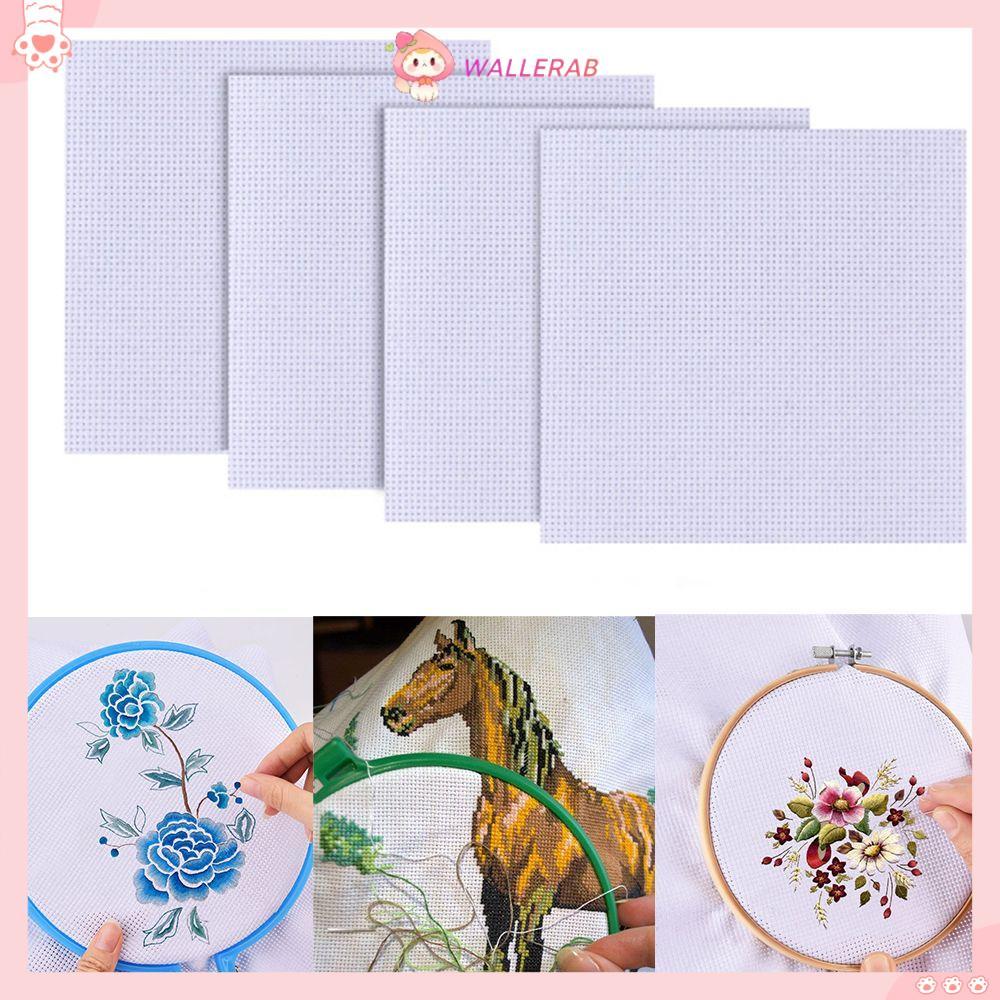 WALLERAB Vải Aida Handmade DIY Craft Needlework Cross