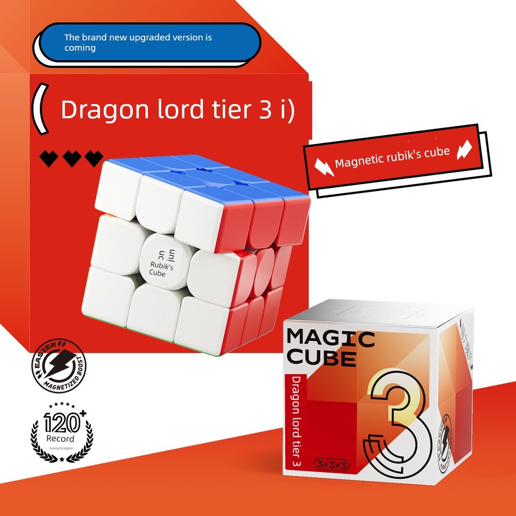rs3m v5 rubik 3x3 nam châm gan Yongjun Royal Dragon 3 2 thế hệ v2 từ tính 3 khối Rubik 2 cấp 2 Royal