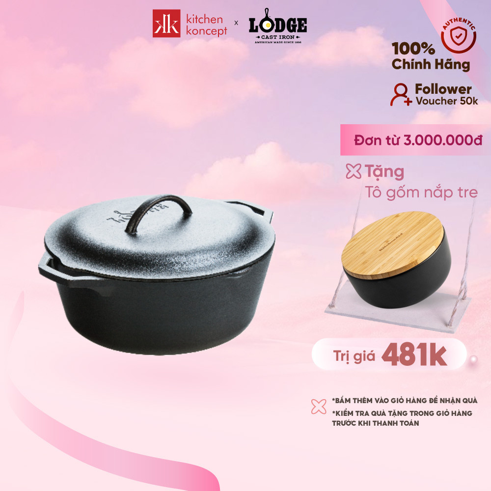 Nồi Gang Lodge - 30.48cm -6.62L