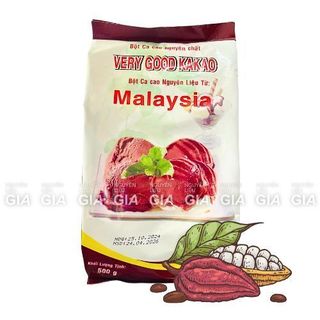 [FreeShip] Bột cacao nguyên chất Very Good Malaysia bịch 500g